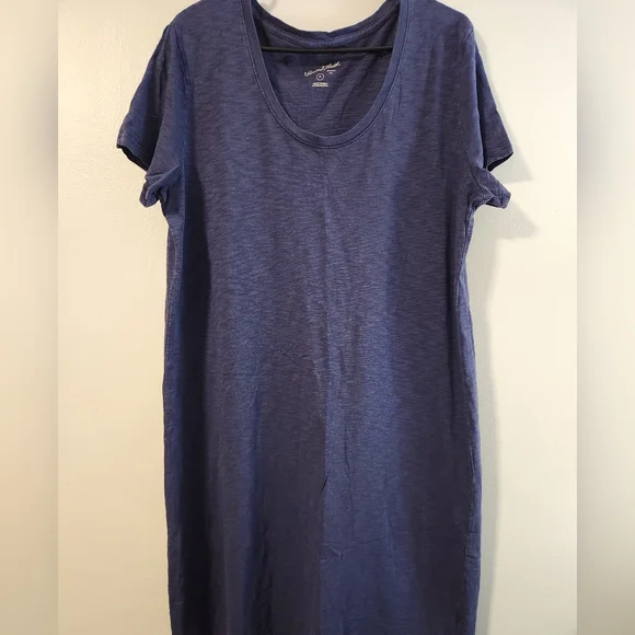 🦋 Women's Blue Moo-Moo Bed Shirt - Picture 1 of 4